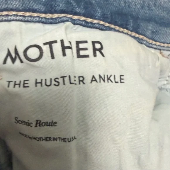 MOTHER The Hustler Scinic Route Cropped Straight Jeans - Picture 8 of 9